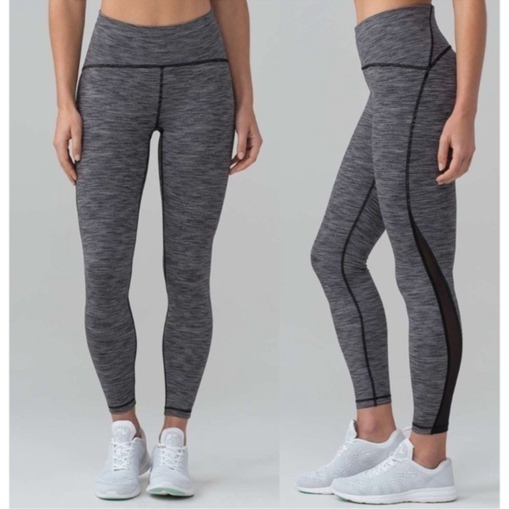 Lululemon Train Times 7/8 Tight 2 in Wee Are From Space Black Slate 2